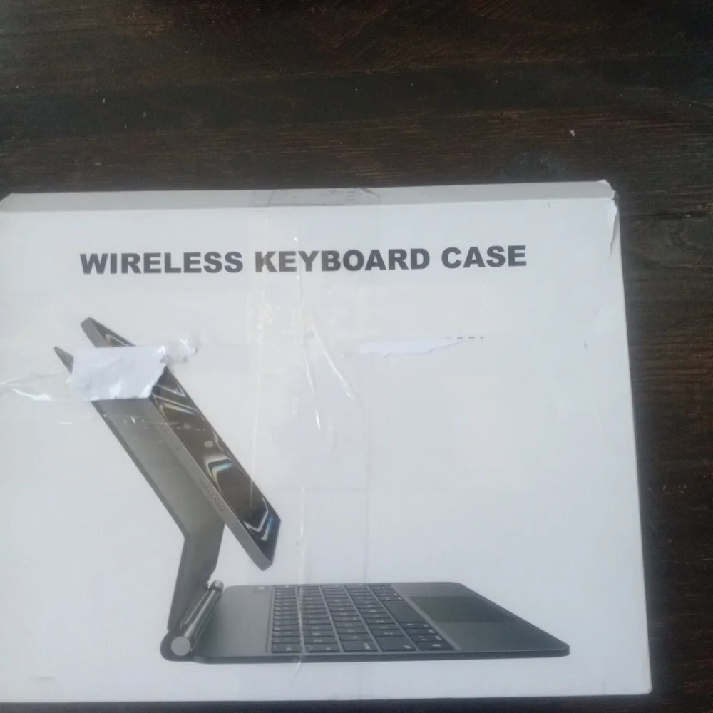 Wireless Keyboard Case Color Black For IPAD Pro 11(M4) Charging Port Type C ....